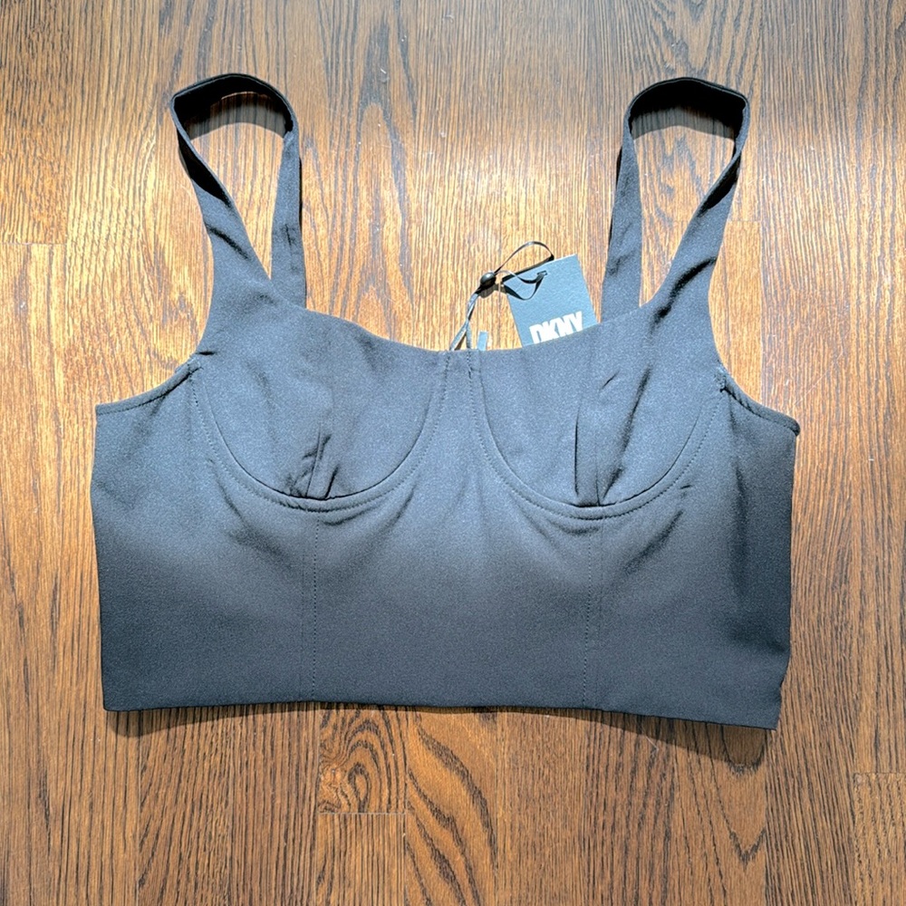 DKNY crop corset